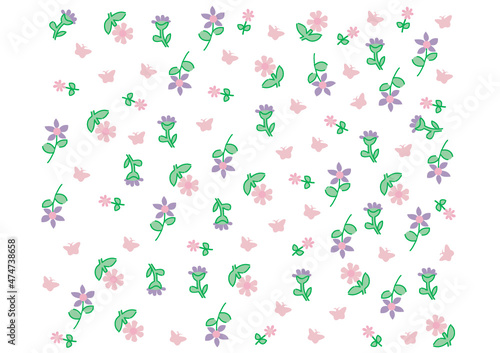 Lilac Peach Flower Full Prints