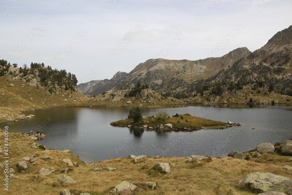 lake in the pyrenees