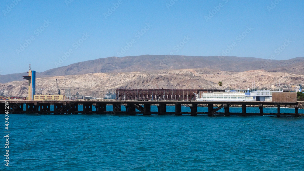 Diques y estructuras del puerto de Almería