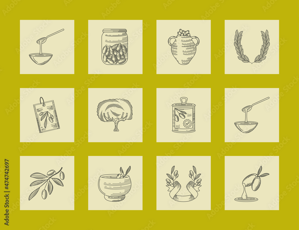 set olive oil set olive oil