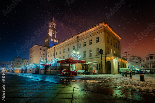 iluminacje świąteczne w Opolu (Polska)