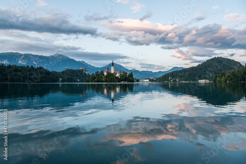 evening walk around lake Bled