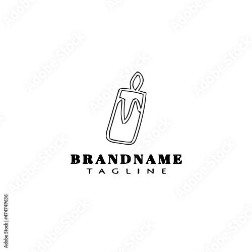 chandelier logo cartoon icon design template black isolated vector illustration