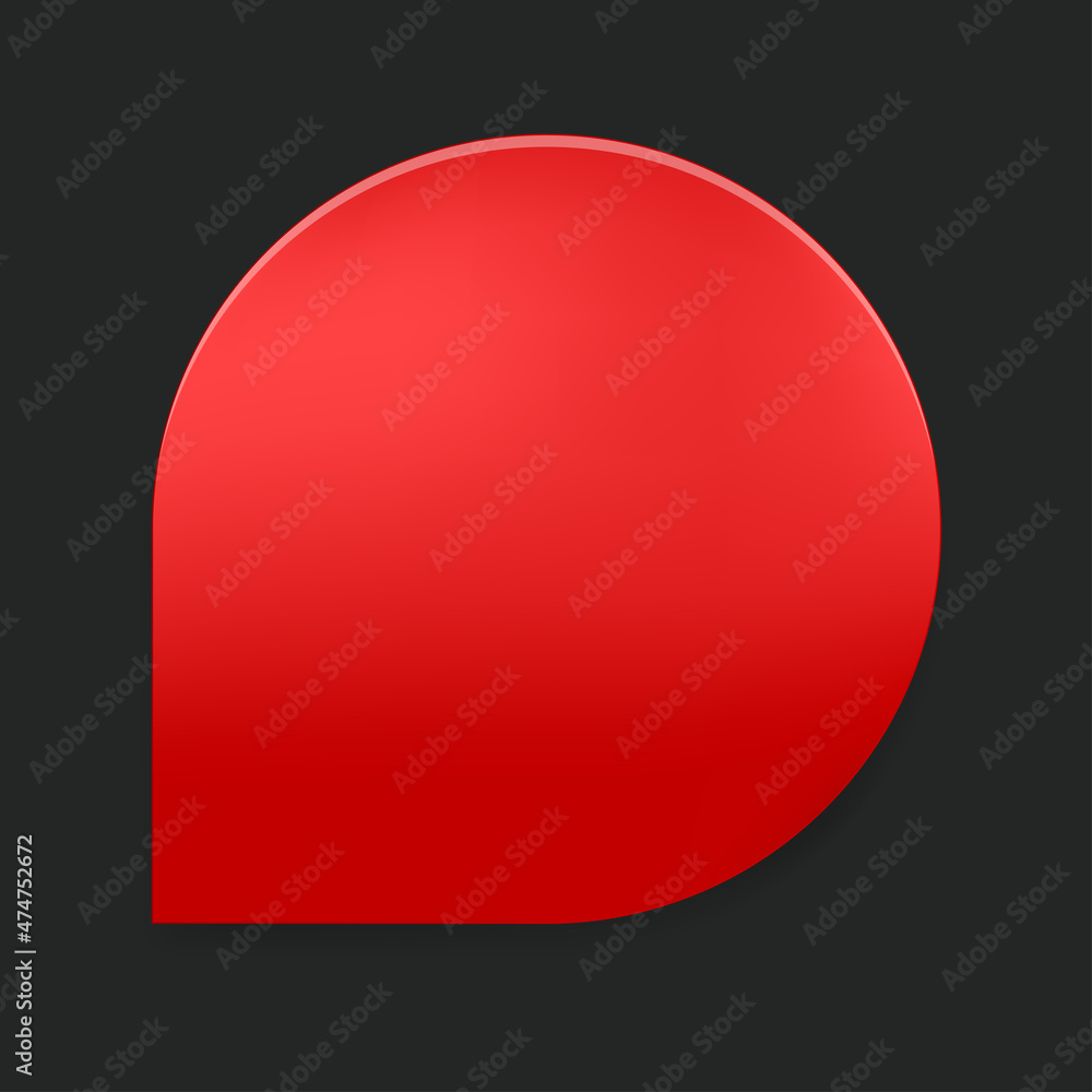 Red blank label. Ribbon badge, vector banner, price tag, online shopping web banner. Red blank label. Ribbon badge, vector banner, price tag, online shopping web banner.