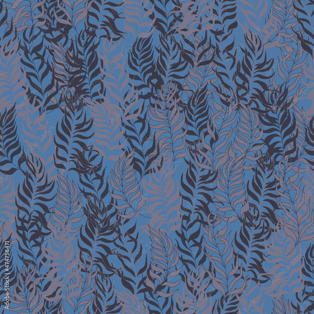 seamless pattern palm tree leaves on background. For textiles, packaging, fabrics, wallpapers, backgrounds, invitations. Summer tropics seamless pattern palm tree leaves on background. For textiles, packaging, fabrics, wallpapers, backgrounds, invitations. Summer tropics