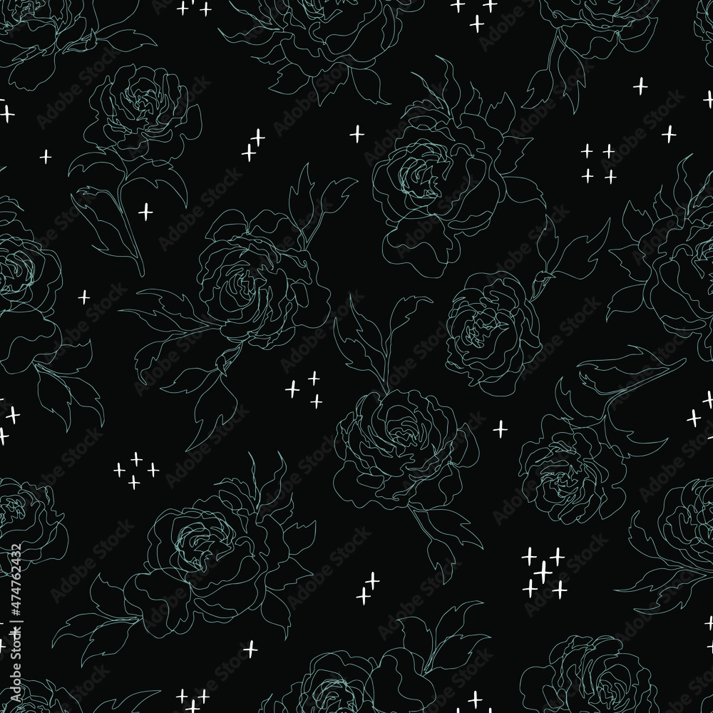 seamless floral pattern seamless floral pattern