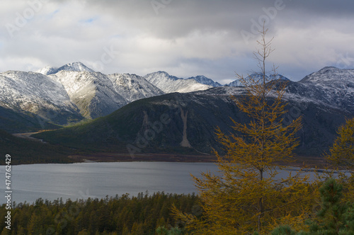 Mountains in snow