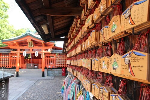 Kioto, Japón. El Fushimi Inari-Taisha es el principal santuario sintoísta dedicado al espíritu de Inari. 