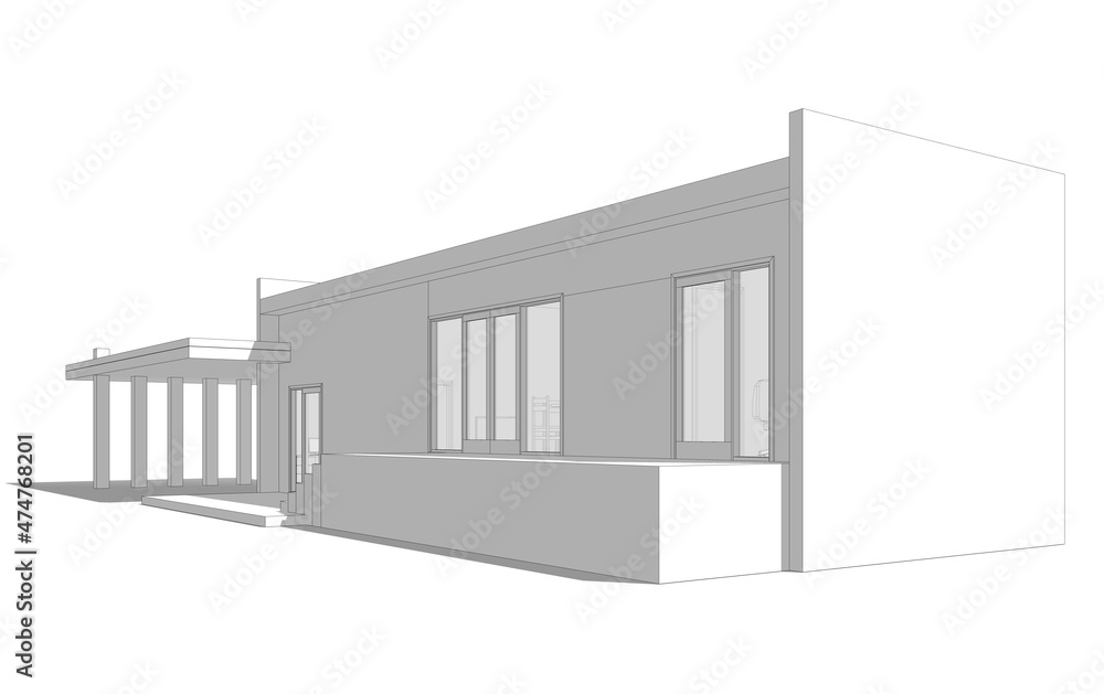 3d render of a building 3d render of a building