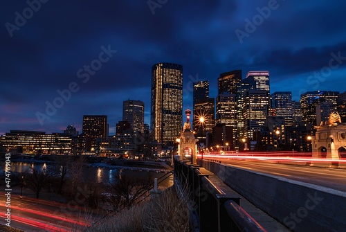 Downtown Calgary At Night
