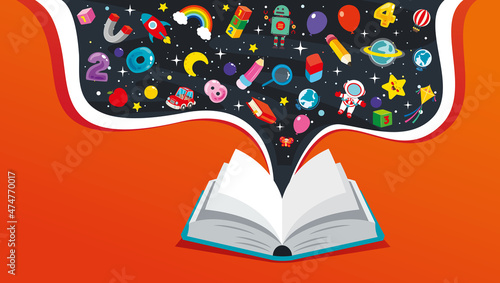 Education Concept With School Supplies