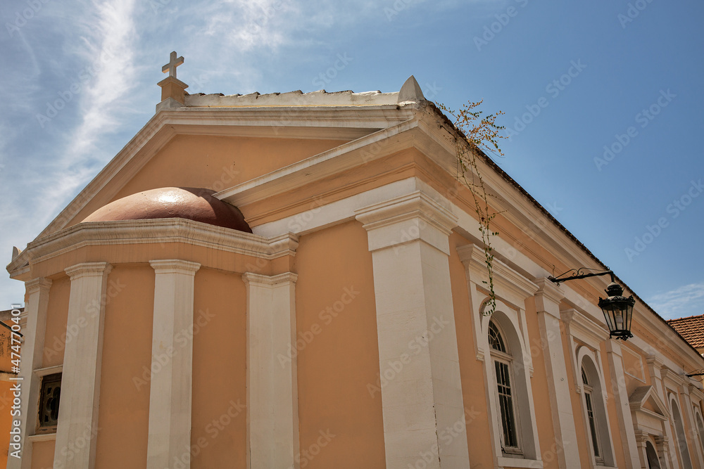 Small church in Lefkimmi, Corfu, Greece