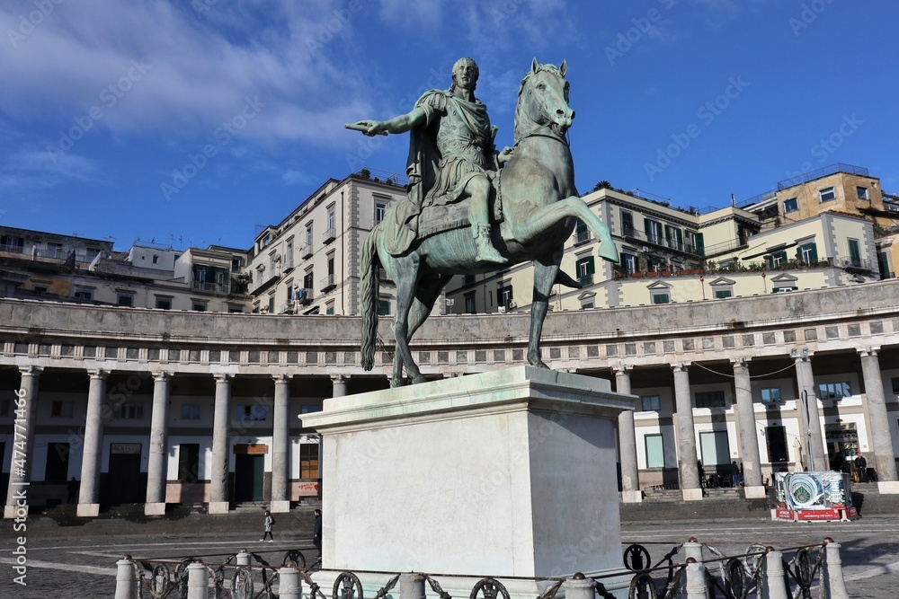 Napoli - Ferdinando I in Piazza del Plebiscito
