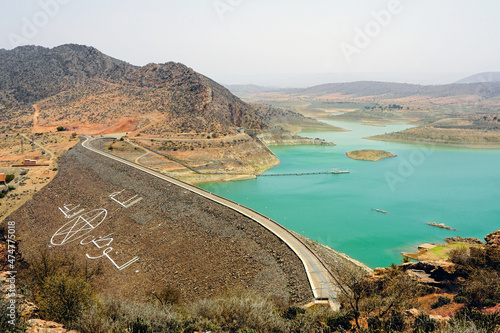 Yusuf Ibn Tashfin Dam in Souss-Massa National Park, Morocco