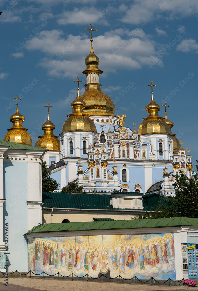 St. Michael's Golden-Domed Monastery is a functioning Orthodox monastery in honor of Archangel Michael in Kyiv. The original church was built in 1108-1113