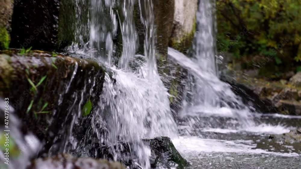 waterfall in the forest waterfall in the forest