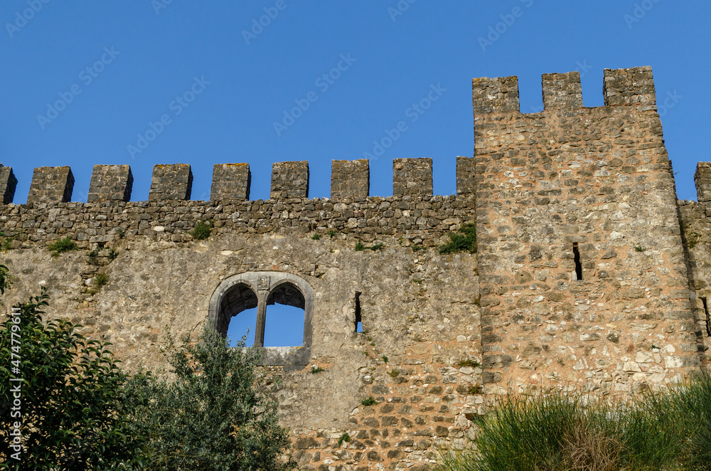 Castle in the medieval castle of Pombal, Portugal