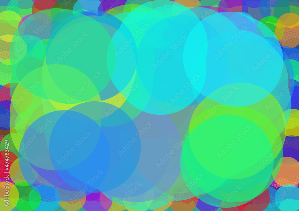 Fototapeta premium cadre fond cercle couleur