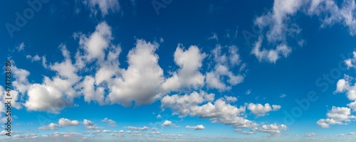 Fantastic soft thunderclouds, sky panorama © StepStock