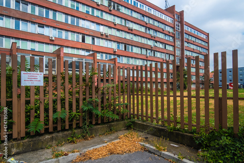 Photography View of and old Hospital in Bratislava, Slovakia