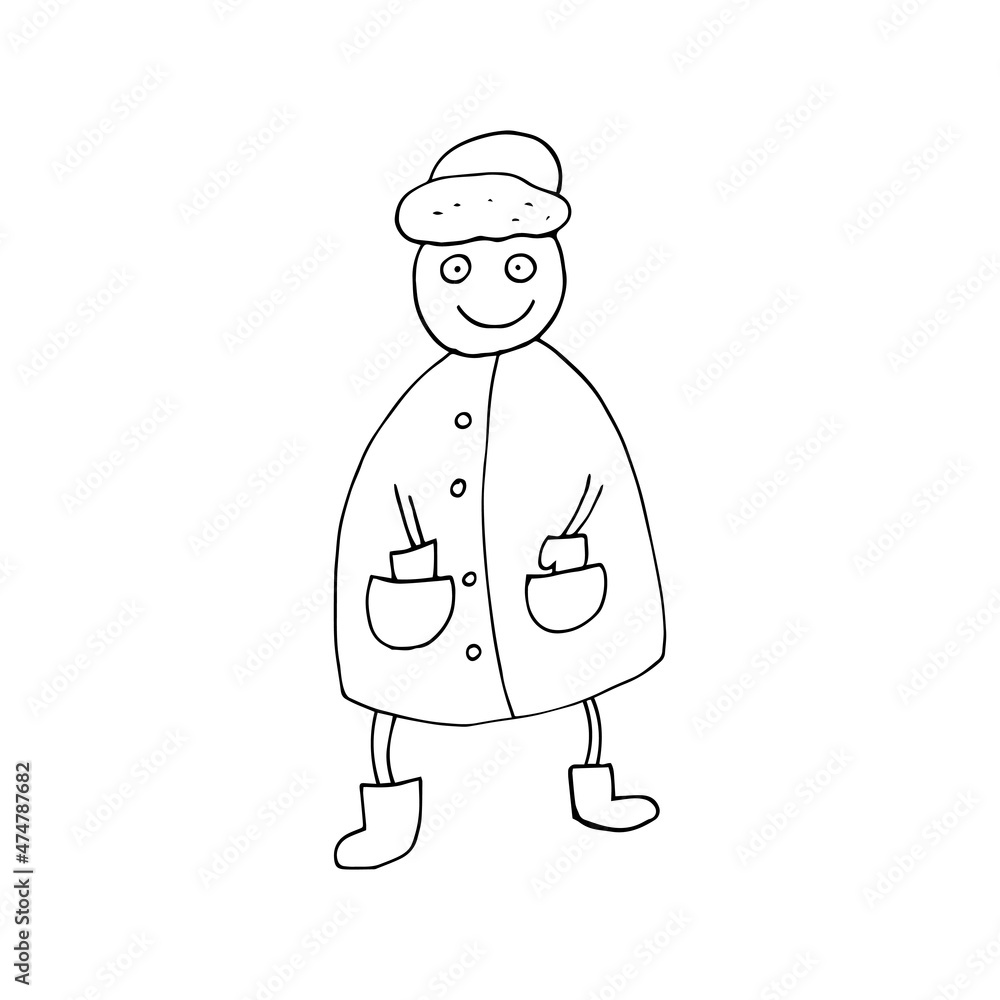 Vector outline of Santa Claus. Vector outline of the Snow Maiden. Snowing. Christmas prints. Christmas mood. Winter. Isolated. Coloring pages for children and adults. Cartoon. Freehand drawing. Vector outline of Santa Claus. Vector outline of the Snow Maiden. Snowing. Christmas prints. Christmas mood. Winter. Isolated. Coloring pages for children and adults. Cartoon. Freehand drawing.