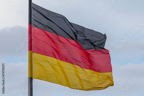 German national flag. Germany. DE photo