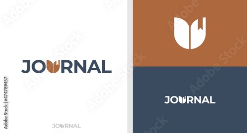 JOURNAL LOGO WORDMARK BOOK EDITABLE