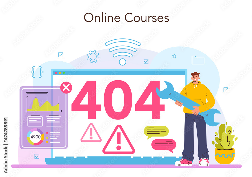 Obraz premium CMS online service or platform. Content management system.