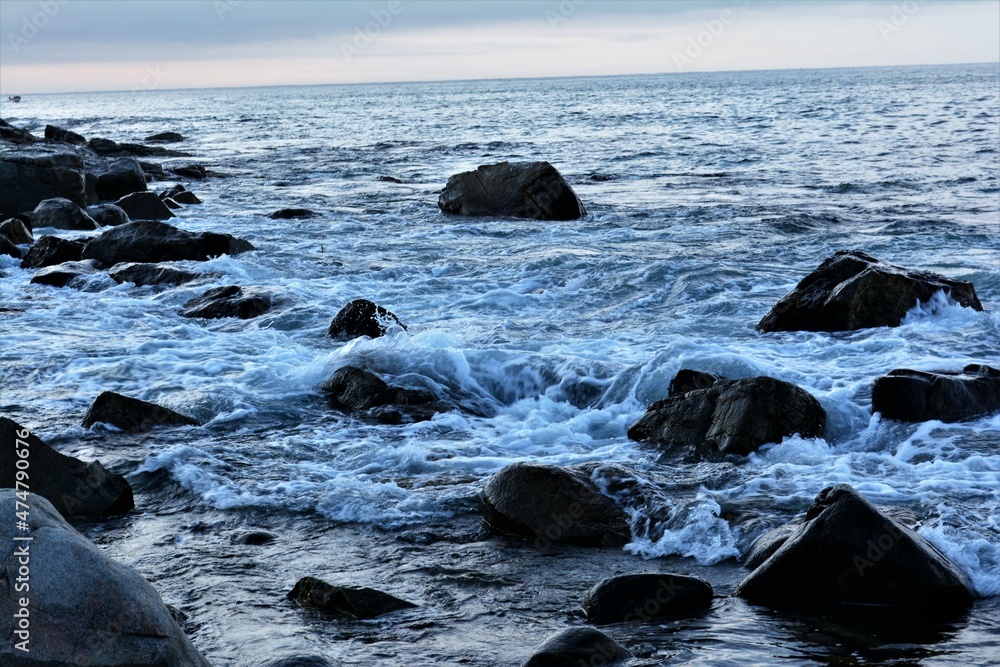 Obraz premium Mar y rocas