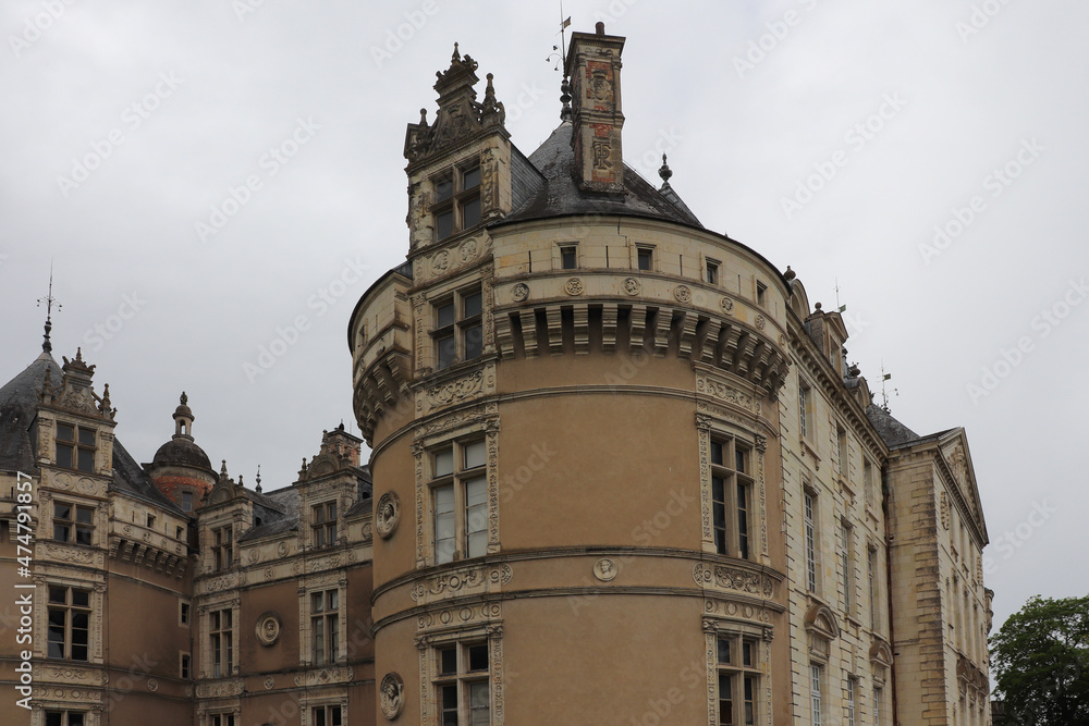 Pays de la Loire - Sarthe - Château du Lude - La Tour Sud-Est  