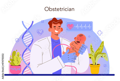 Reproductologist and reproductive health. Gynecologist doctor examining woman