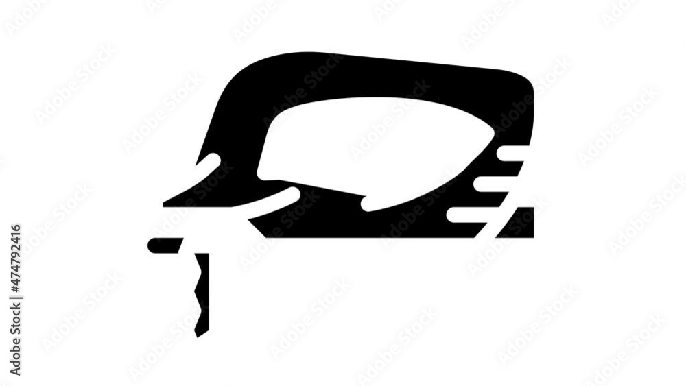 jigsaw tool animated glyph icon jigsaw tool sign. isolated on white background jigsaw tool animated glyph icon jigsaw tool sign. isolated on white background