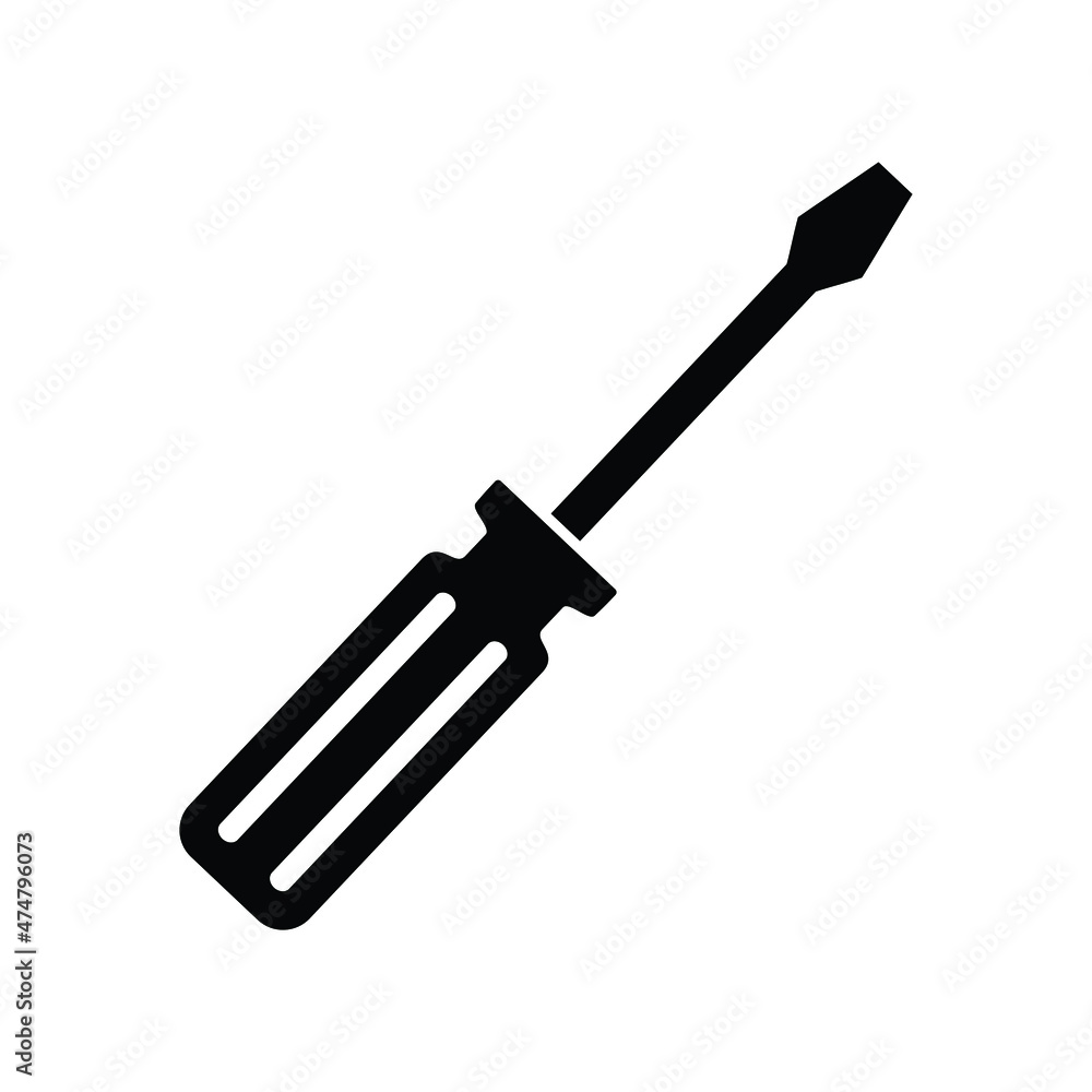 screwdriver isolated on white screwdriver isolated on white