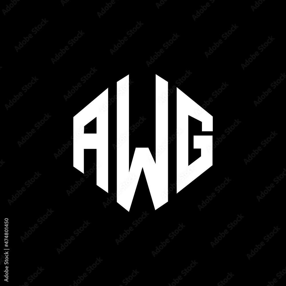 AWG letter logo design with polygon shape. AWG polygon and cube shape logo design. AWG hexagon vector logo template white and black colors. AWG monogram, business and real estate logo. AWG letter logo design with polygon shape. AWG polygon and cube shape logo design. AWG hexagon vector logo template white and black colors. AWG monogram, business and real estate logo.
