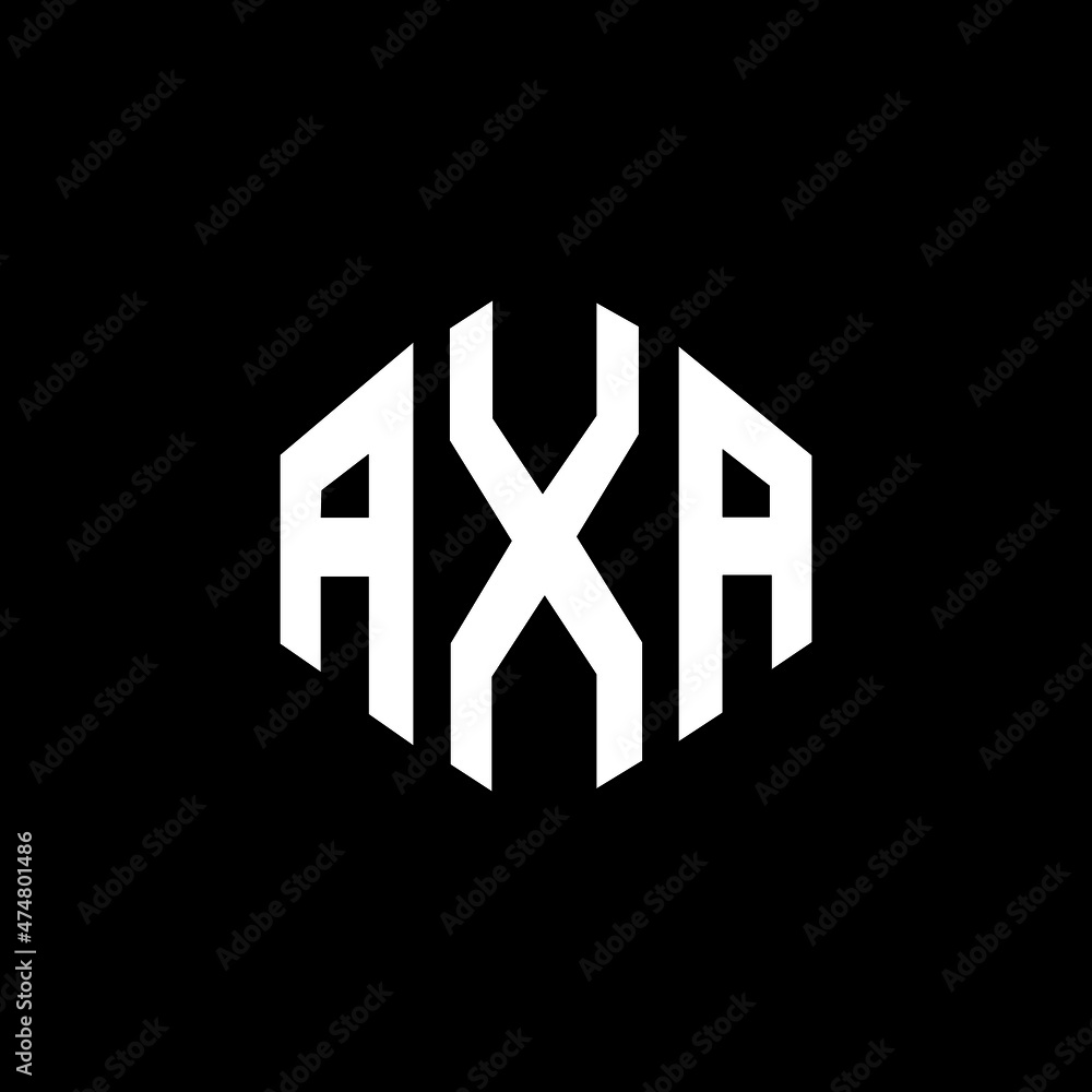 AXA letter logo design with polygon shape. AXA polygon and cube shape logo design. AXA hexagon vector logo template white and black colors. AXA monogram, business and real estate logo. AXA letter logo design with polygon shape. AXA polygon and cube shape logo design. AXA hexagon vector logo template white and black colors. AXA monogram, business and real estate logo.