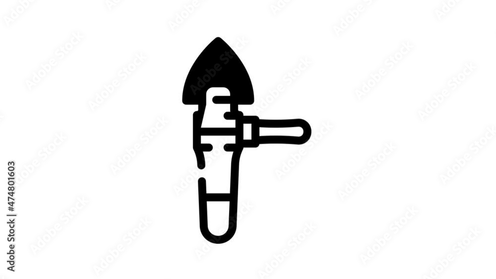 renovator tool animated line icon renovator tool sign. isolated on white background renovator tool animated line icon renovator tool sign. isolated on white background