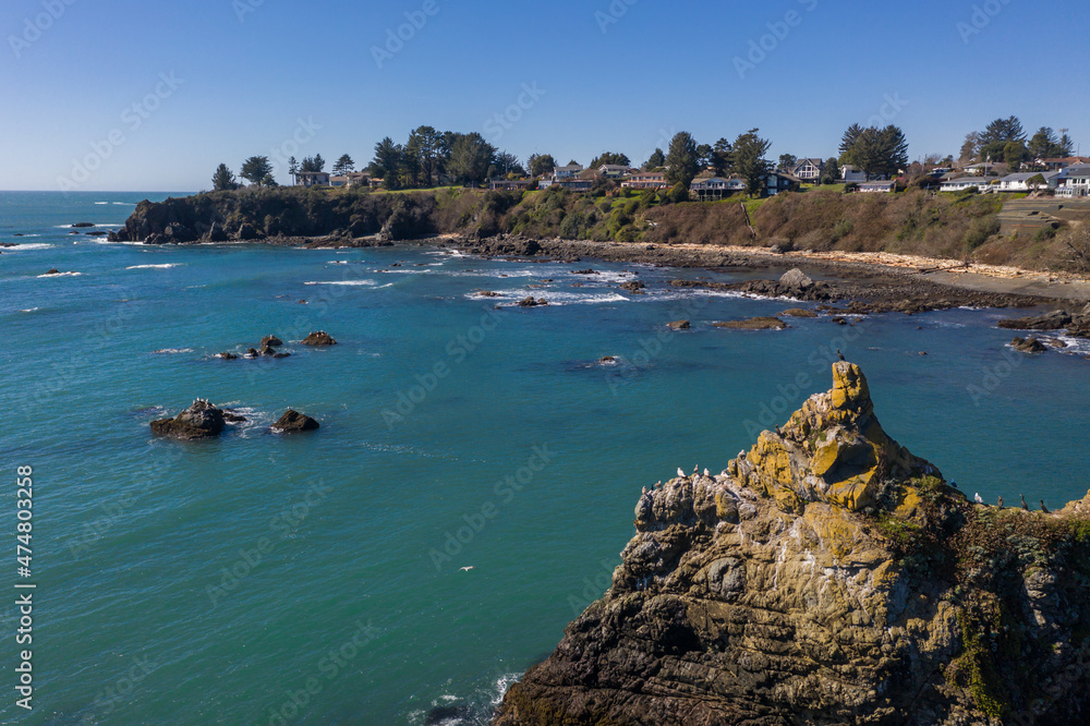 Obraz premium Sea stacks Brookings southern Oregon coast.