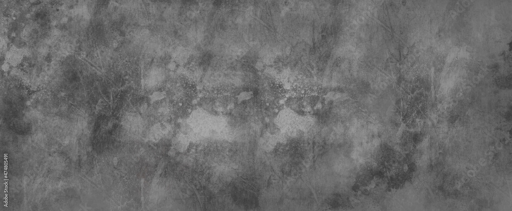 Fototapeta premium solid gray concrete wall landscape background