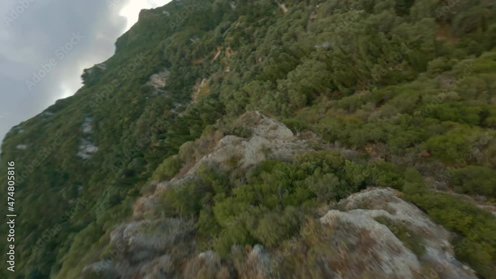 Drone Over Landscape And Coastline Drone Over Landscape And Coastline