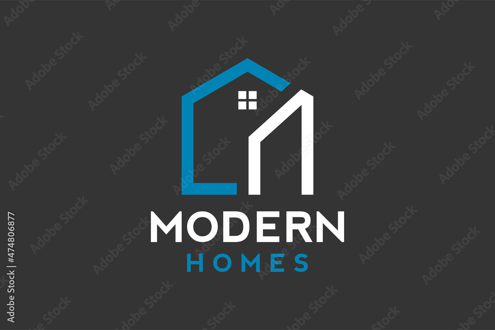 Logo design of N in vector for construction, home, real estate, building, property. Minimal awesome trendy professional logo design template. Logo design of N in vector for construction, home, real estate, building, property. Minimal awesome trendy professional logo design template.