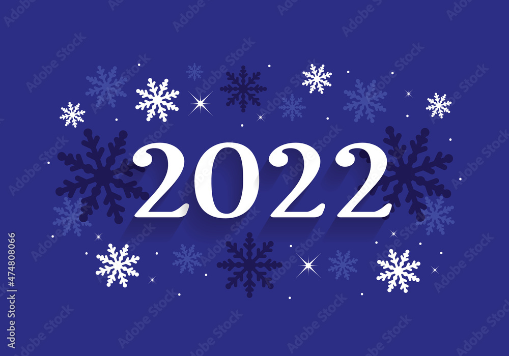Happy New Year 2022 card with christmas festive elements. Happy New Year 2022 card with christmas festive elements.
