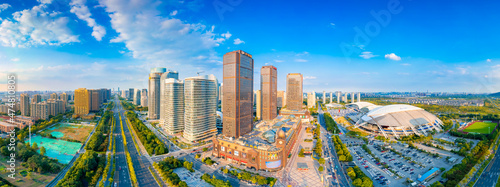 Urban environment of Nantong Central Business District, Jiangsu Province