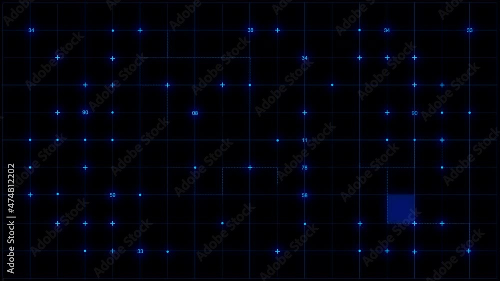 Digital and technology background video material. Blue version. Digital and technology background video material. Blue version.