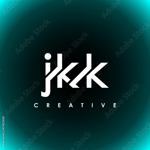 JKK Letter Initial Logo Design Template Vector Illustration photo