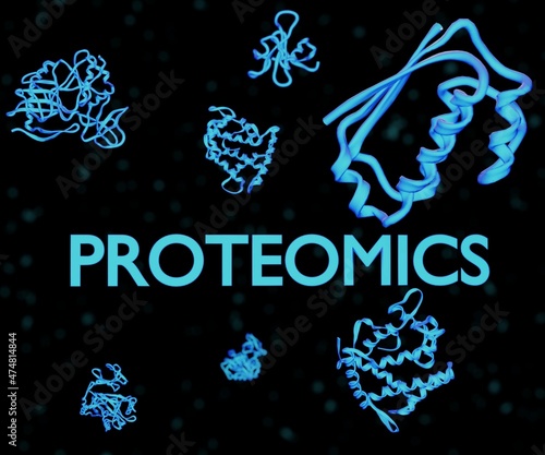 proteomics and wide variety of blue proteins photo