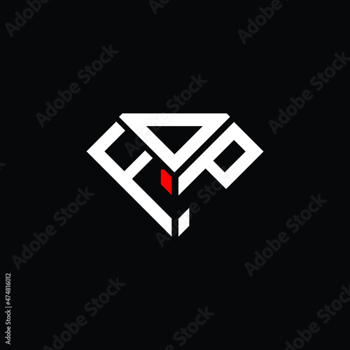 FDP letter logo creative design. FDP unique design, FOP letter logo creative design. FOP unique design