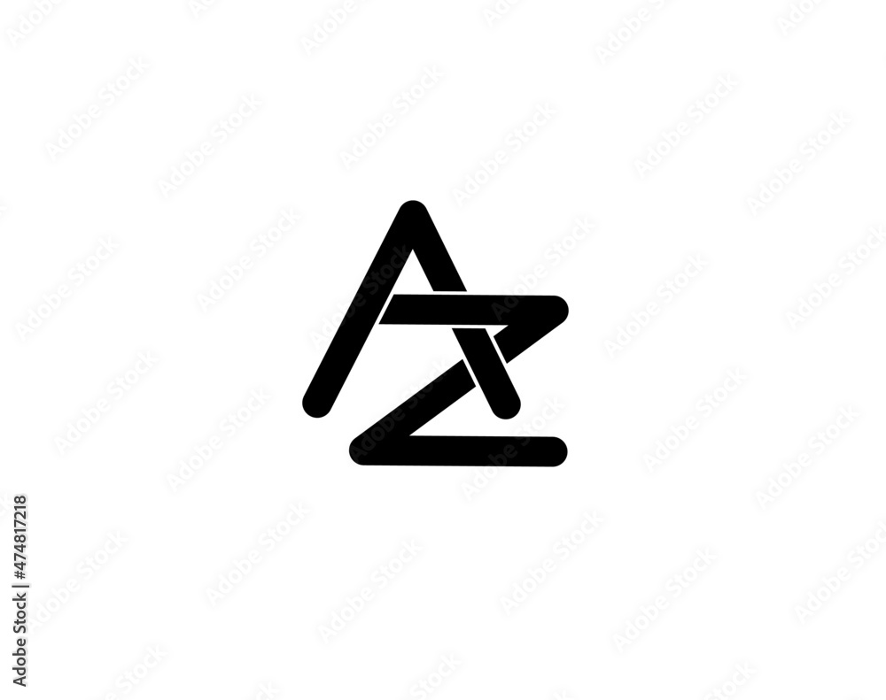 Az za a z letter logo Az za a z letter logo