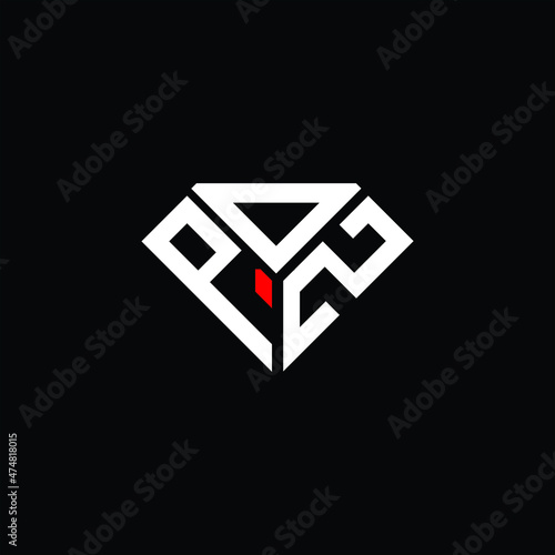 PDZ letter logo creative design. PDZ unique design, POZ letter logo creative design. POZ unique design