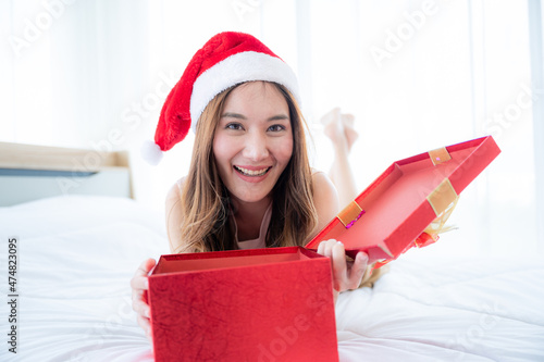 Christmas gift box concept,...
