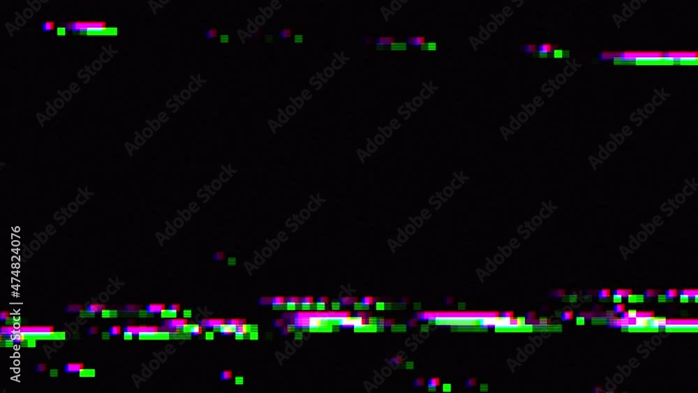 Television glitch and noise defects and artifacts, abstract tv, vhs and movie style background